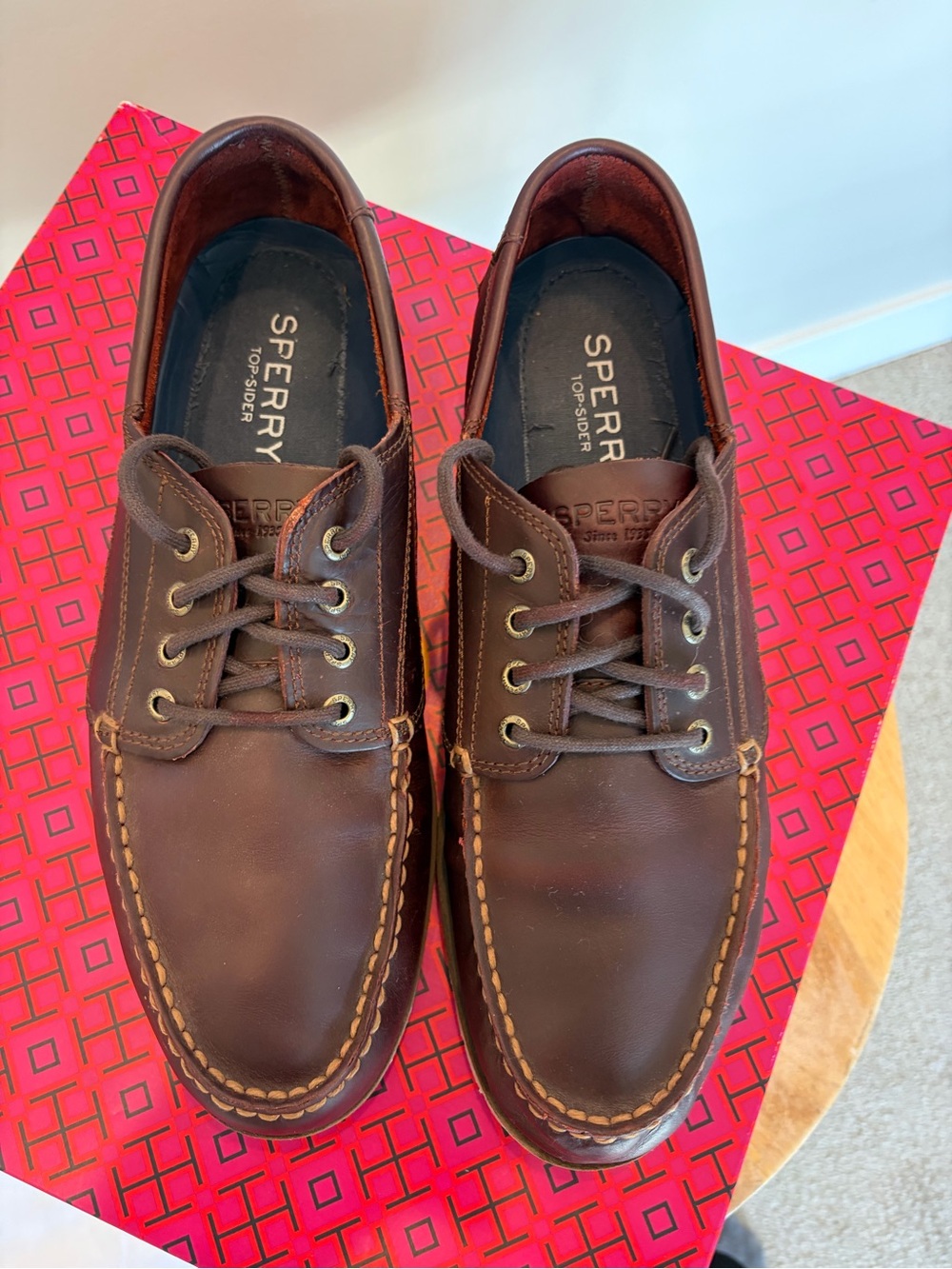 Great Condition! Sperry Leeward Boat Shoes in Size 13. All Leather